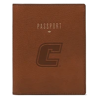 Fossil Brown Tennessee Chattanooga Mocs Travel RFID Passport Case
