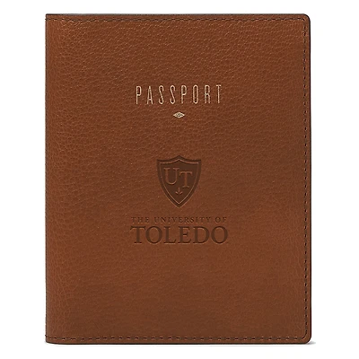 Fossil Brown Toledo Rockets Travel RFID Passport Case