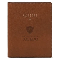 Fossil Brown Toledo Rockets Travel RFID Passport Case