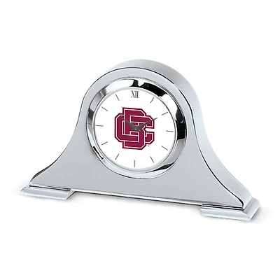 Silver Bethune-Cookman Wildcats Napoleon Desk Clock