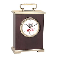 Gold Winston-Salem State Rams Carriage Clock