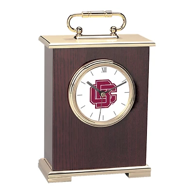 Gold Bethune-Cookman Wildcats Carriage Clock