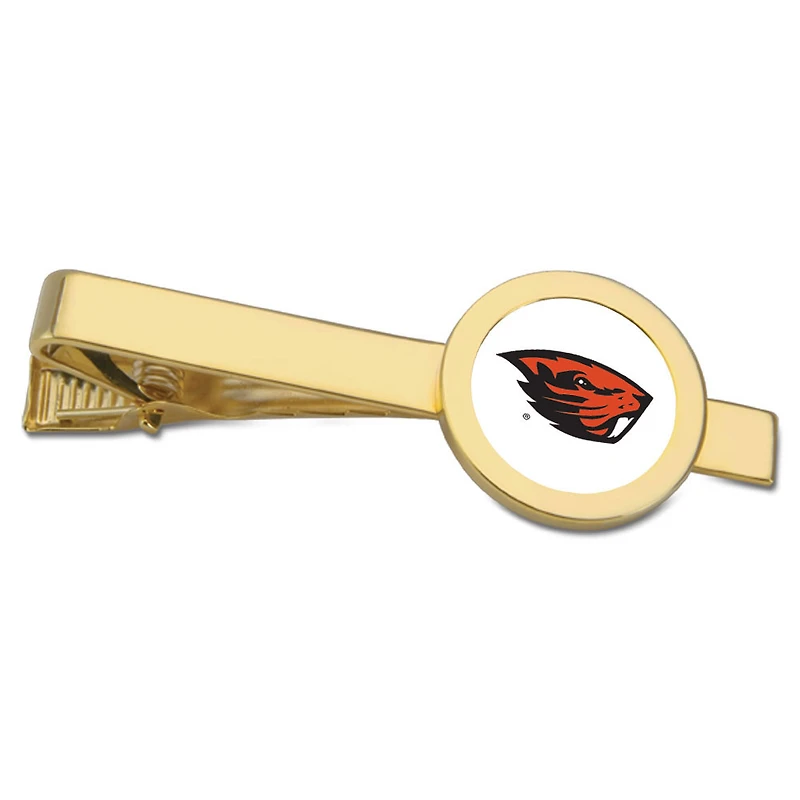 Gold Oregon State Beavers Tie Bar