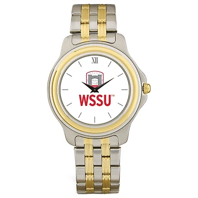 Men's  Silver Winston-Salem State Rams Two-Tone Wristwatch