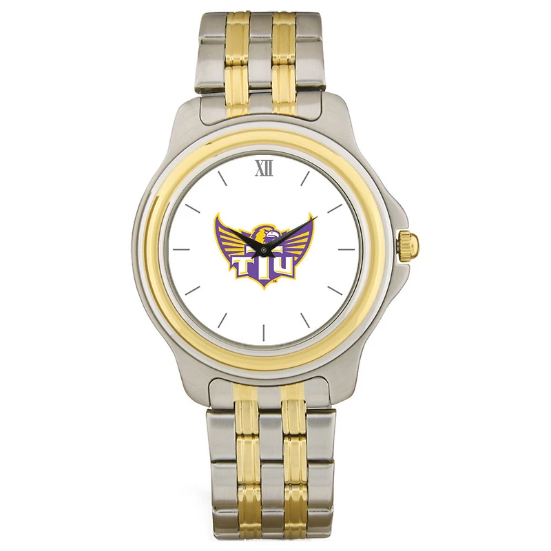 Men's  Silver Tennessee Tech Golden Eagles Two-Tone Wristwatch