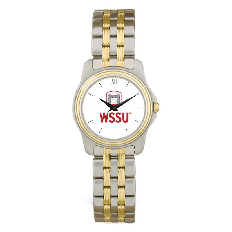 Women's  Silver Winston-Salem State Rams Two-Tone Wristwatch