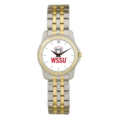 Women's  Silver Winston-Salem State Rams Two-Tone Wristwatch