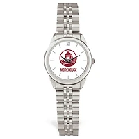 Women's  Silver Morehouse Maroon Tigers Rolled Link Bracelet Wristwatch