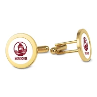 Gold Morehouse Maroon Tigers Cufflinks