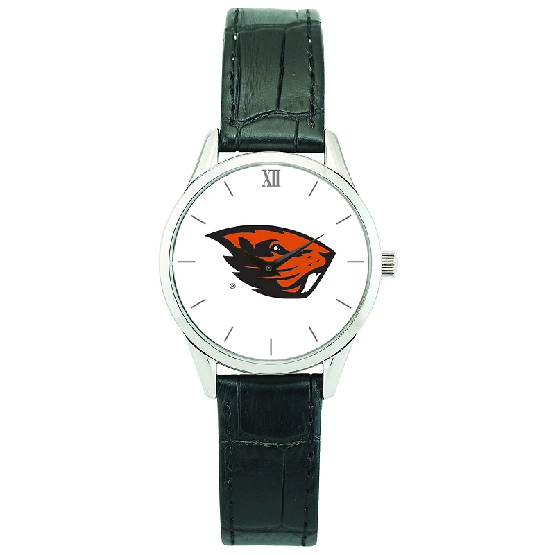 Women's Silver Oregon State Beavers Stainless Steel Wristwatch