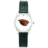 Women's  Silver Oregon State Beavers Stainless Steel Wristwatch