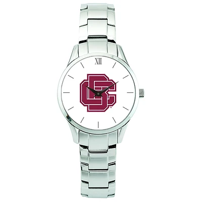 Men's  Silver Bethune-Cookman Wildcats Stainless Steel Wristwatch