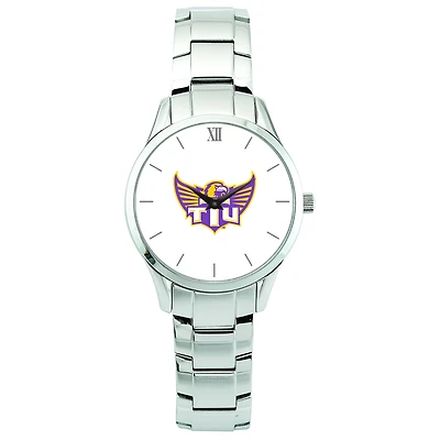 Women's  Silver Tennessee Tech Golden Eagles Stainless Steel Wristwatch