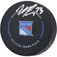 Matt Rempe New York Rangers Autographed Official Game Puck