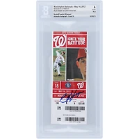 Bryce Harper Washington Nationals Autographed First Career Home Run Game Ticket from May 14, 2012 - BAS Authentic / Auto Graded 10
