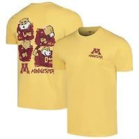 Unisex Gold Minnesota Golden Gophers Hyper Local Spinning Storyboard T-Shirt