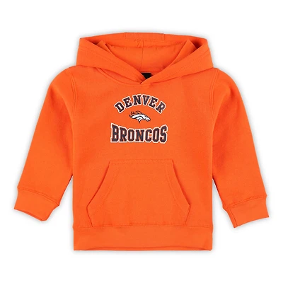 Toddler Orange Denver Broncos Home Town Pullover Fleece Hoodie