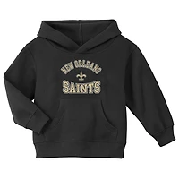 Toddler Black New Orleans Saints Home Town Pullover Fleece Hoodie