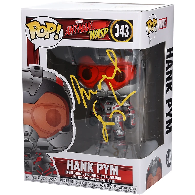 Michael Douglas Ant-Man & The Wasp Autographed Masked Hank Pym #343 Funko Pop! Vinyl Figure