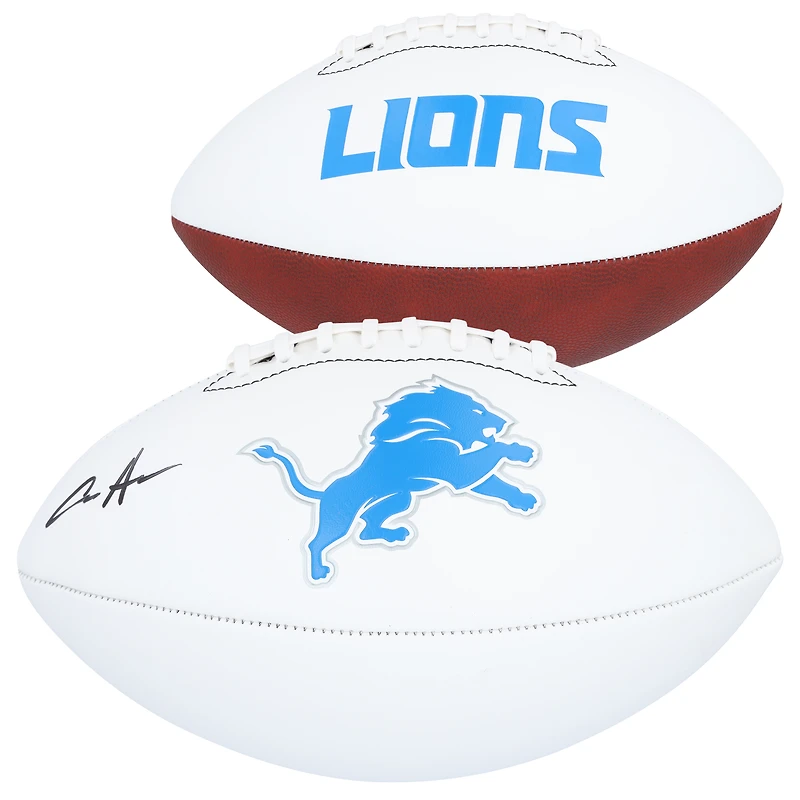 Aidan Hutchinson Detroit Lions Autographed Franklin White Panel Football