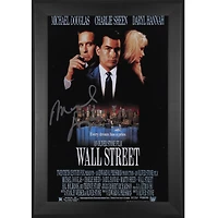 Michael Douglas Wall Street Autographed Framed 11" x 17" Movie Poster