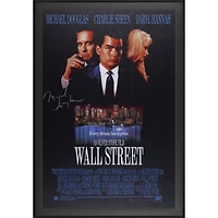 Michael Douglas Wall Street Autographed Framed 27" x 40" Movie Poster