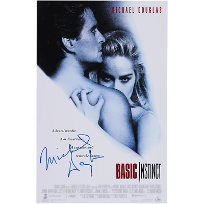 Michael Douglas Basic Instinct Autographed 11" x 17" Movie Poster