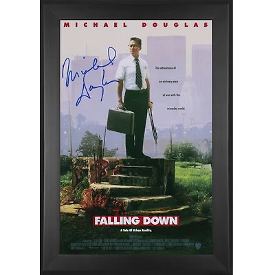 Michael Douglas Falling Down Autographed Framed 11" x 17" Movie Poster
