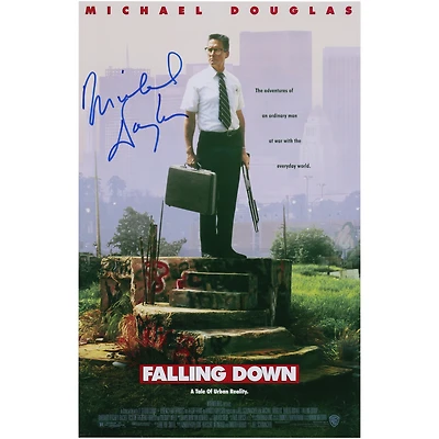 Michael Douglas Falling Down Autographed 11" x 17" Movie Poster