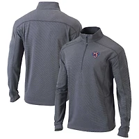 Men's Columbia  Heather Gray Jacksonville Jumbo Shrimp Omni-Wick Shotgun Quarter-Zip Pullover Top