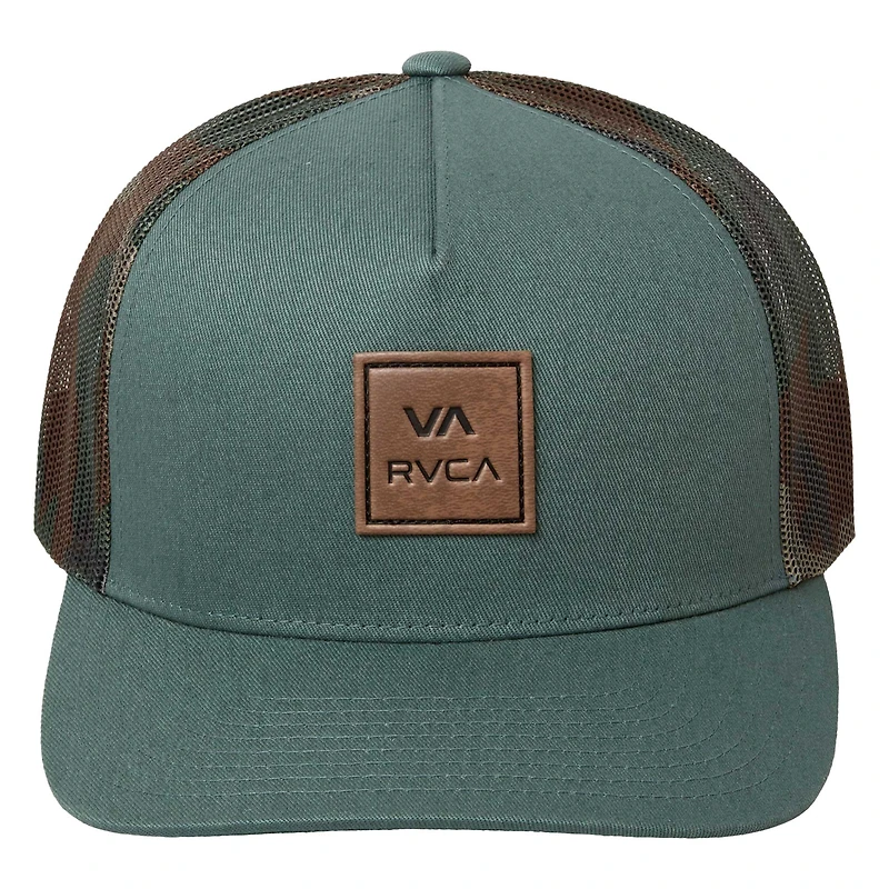 Men's RVCA Teal VA All The Way Trucker Adjustable Hat