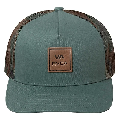 Men's RVCA Teal VA All The Way Trucker Adjustable Hat