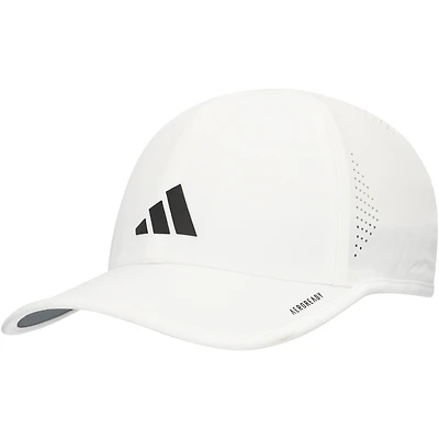 Men's adidas White Superlite 3 AEROREADY Adjustable Hat