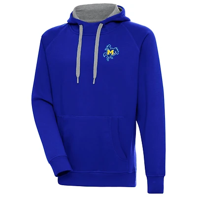 Men's Antigua Royal McNeese State Cowboys Victory Pullover Hoodie