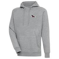 Men's Antigua  Heather Gray Saint Joseph's Hawks Victory Pullover Hoodie