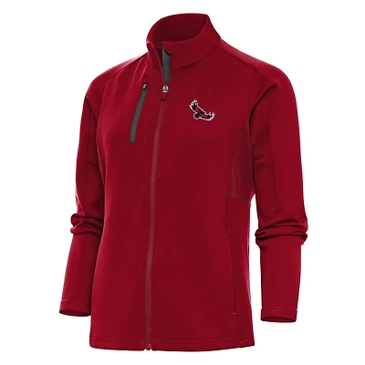 Women's Antigua  Cardinal Saint Joseph's Hawks Generation Full-Zip Jacket