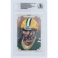 Aaron Rodgers Green Bay Packers Autographed 2013 Topps Museum Collection Canvas Collection #CC-24 Beckett Fanatics Witnessed Authenticated 10 Card
