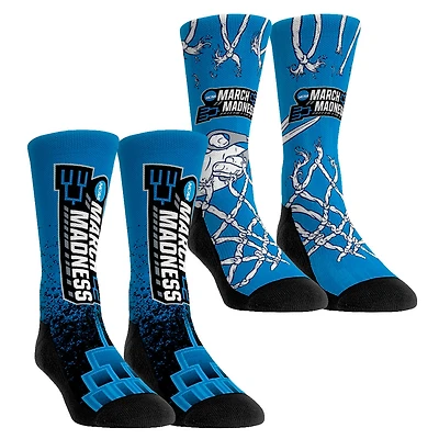 Youth Rock Em Socks  2024 NCAA Men's Basketball Tournament March Madness Two-Pack Crew Socks Set