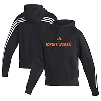 Women's adidas  Black Idaho State Bengals Sideline Fashion Pullover Hoodie