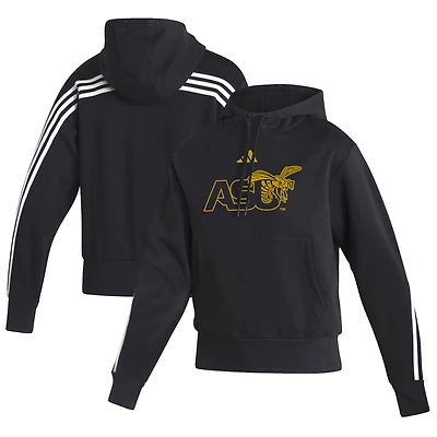 Women's adidas  Black Alabama State Hornets Sideline Fashion Pullover Hoodie