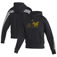 Women's adidas  Black Alabama State Hornets Sideline Fashion Pullover Hoodie