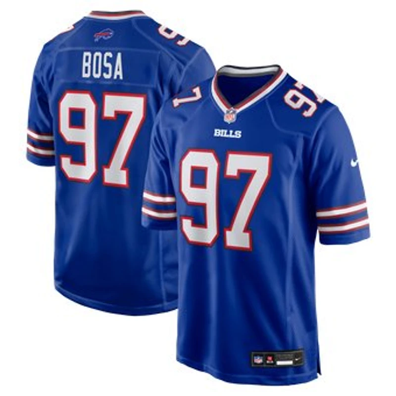 Men's Nike Joey Bosa Royal Buffalo Bills Game Player Jersey
