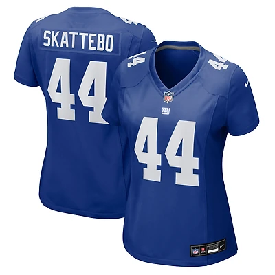 Women's Nike Cam Skattebo Royal New York Giants Team Game Player Jersey