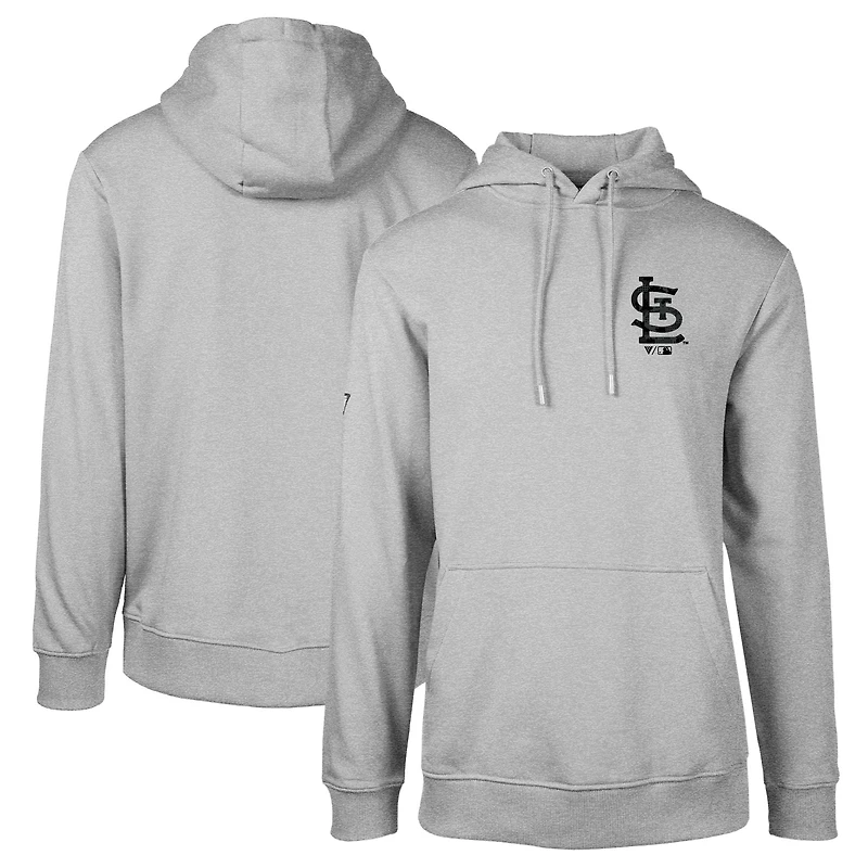 Men's Levelwear Gray St. Louis Cardinals Podium Digital Camo Pullover Hoodie