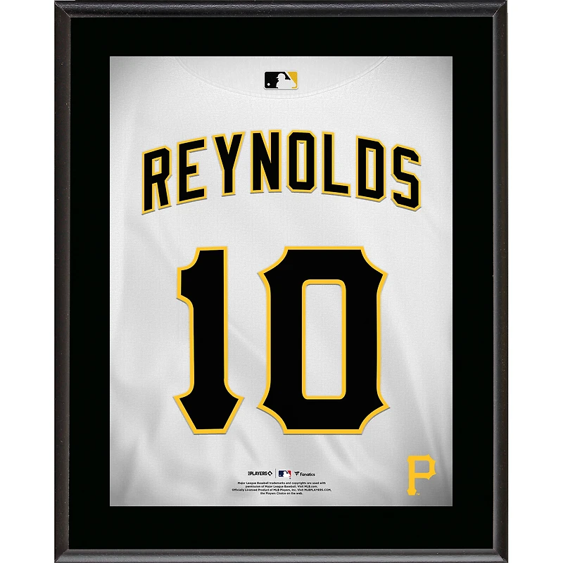 Bryan Reynolds Pittsburgh Pirates 10.5" x 13" Jersey Number Sublimated Player Plaque