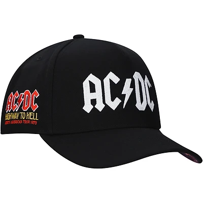 Men's  Black AC/DC North American Tour 1979 A-Frame Adjustable Hat