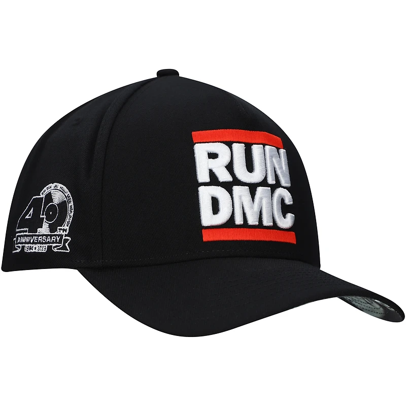 Men's  Black Run–D.M.C. 40th Anniversary A-Frame Adjustable Hat