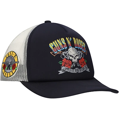 Men's  Black Guns N’ Roses Appetite For Destruction Trucker Adjustable Hat