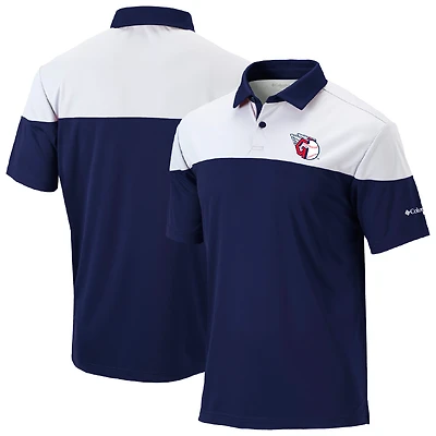 Men's Columbia  Navy Cleveland Guardians Omni-Wick Best Ball Polo