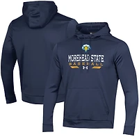 Men's Under Armour  Navy Morehead State Eagles Baseball Pullover Hoodie